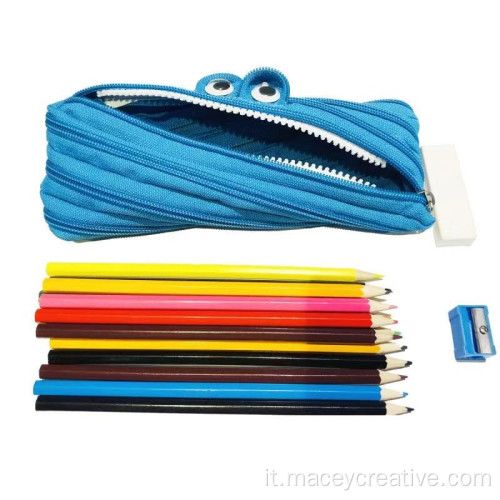 Regalo di promozione in tela colorato sacca a matita